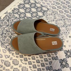 Eloise platform slides by Fit Flop